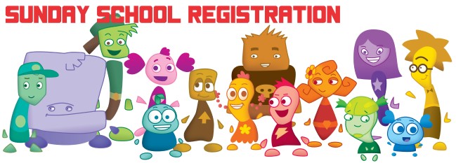 SUNDAY SCHOOL REGISTRATION Intro Photo